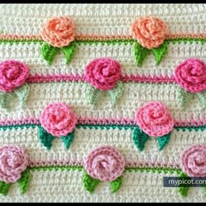 Floral baby blankets 35"x 35"
